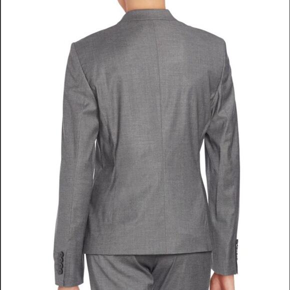 Boss Hugo Boss Jadena Blazer Size 14 Gray 2 Button - Picture 2 of 15
